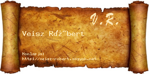 Veisz Róbert névjegykártya